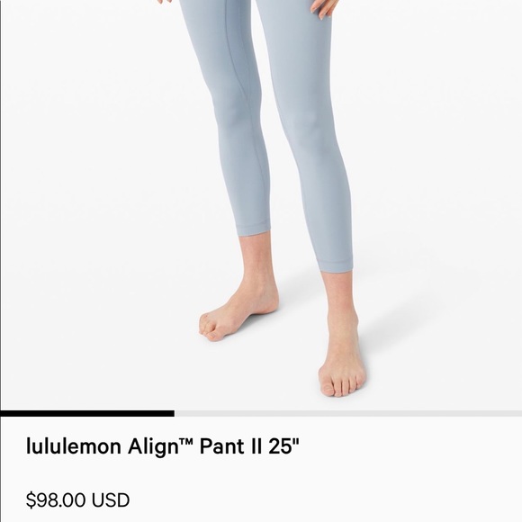 Lululemon Align leggings 25” - Picture 2 of 4
